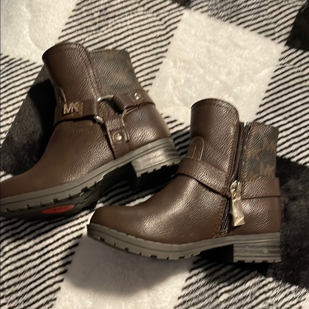 Michael Kors Brown Ankle Boots Baby boots fall winter kids